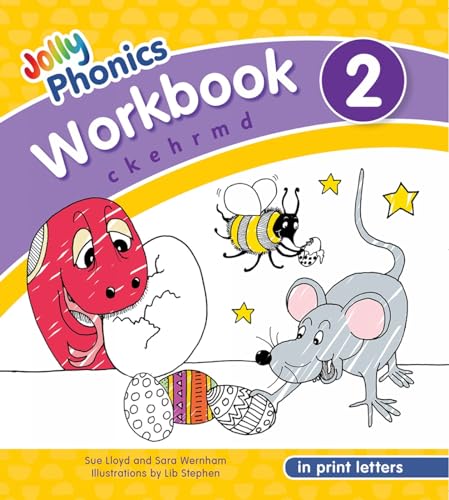 Jolly Phonics Workbook 2: In Print Letters: C K E H R M D