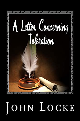 A Letter Concerning Toleration von Createspace Independent Publishing Platform