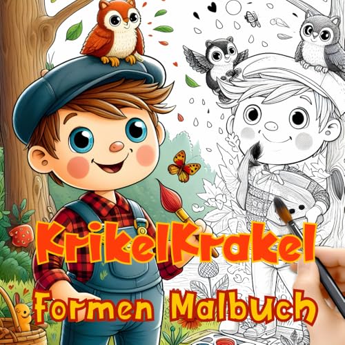KrikelKrakel Formen Malbuch: Malen in Formen für die Kleinsten von Independently published