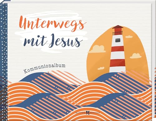 Album zur Erstkommunion für Kinder zum Eintragen & Erinnern - Unterwegs zu Jesus - Hochwertiges Erinnerungsbuch mit Platz für Fotos & persönliche Texte – Geschenk zur Erstkommunion von Butzon & Bercker