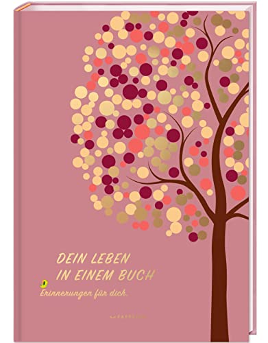 DEIN LEBEN IN EINEM BUCH (rosé): Erinnerungsbuch für die Kindheit, Wunderschönes Baby Geschenk für Mädchen zur Geburt PAPERISH®