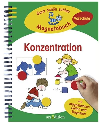 Magnetobuch Konzentration: Mit magnetischen Seiten und Zahlen von ars edition