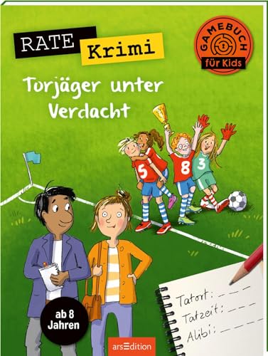 Rate-Krimi – Torjäger unter Verdacht: Ab 8 Jahren | Spannendes Rätselheft für Fußballfans von Ars Edition