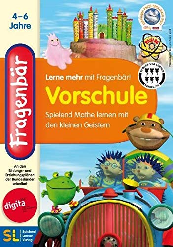 Fragenbär - Vorschule: Spielend Mathe lernen mit den kleinen Geistern (Lerne mehr mit Fragenbär)
