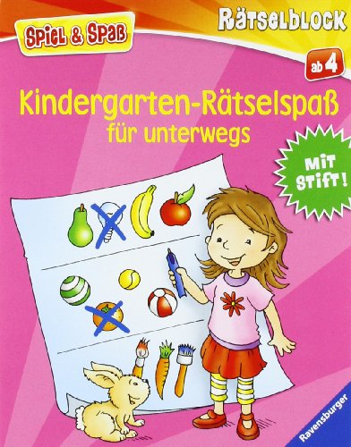 Kindergarten-Rätselspaß für unterwegs (Spiel & Spaß - Rätselblock)