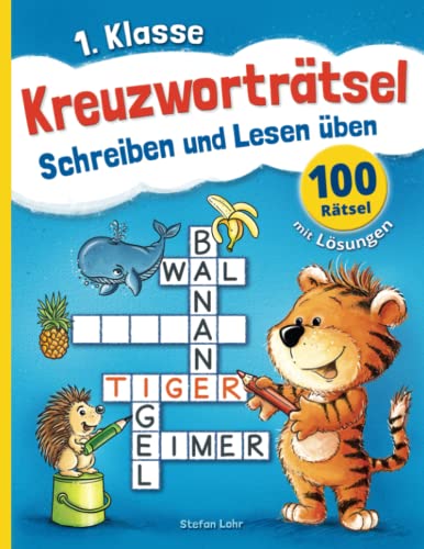 Kreuzworträtsel: Schreiben und Lesen üben - ab 1. Klasse