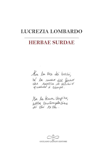 Herbae surdae (Opale) von Giuliano Ladolfi Editore