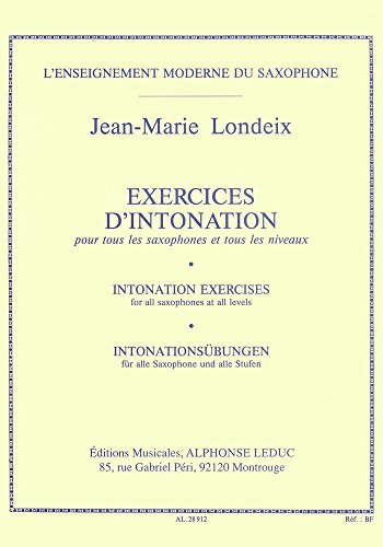 JEAN-MARIE LONDEIX: EXERCICES D'INTONATION