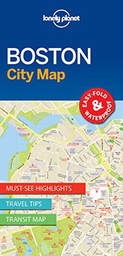 Lonely Planet Boston City Map Lonely Planet Boston City Map