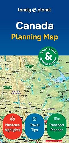 Lonely Planet Canada Planning Map