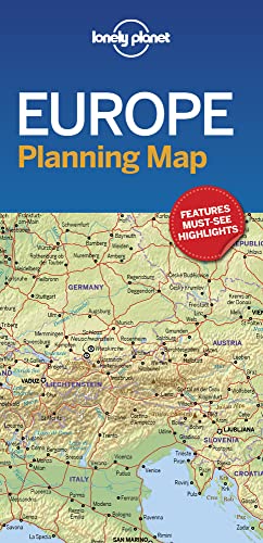 Lonely Planet Europe Planning Map