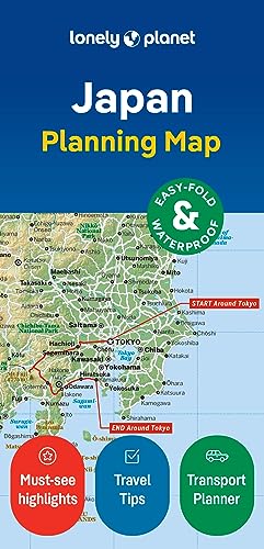 Lonely Planet Japan Planning Map Lonely Planet Japan Planning Map