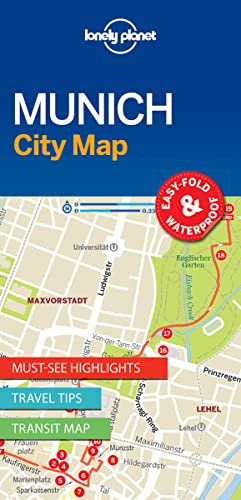 Lonely Planet Munich City Map: Walking Tour - Travel Tips- Must-see Highlights. Easy Fold & Waterproof von Lonely Planet