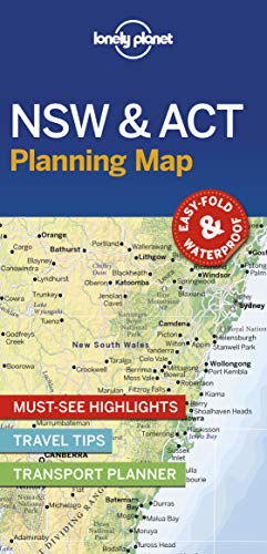 Lonely Planet New South Wales & ACT Planning Map von Lonely Planet