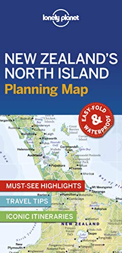 Lonely Planet New Zealand's North Island Planning Map Lonely Planet New Zealand's North Island Planning Map