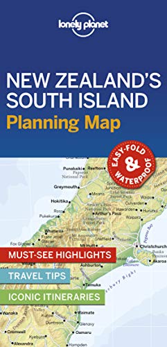 Lonely Planet New Zealand's South Island Planning Map Lonely Planet New Zealand's South Island Planning Map