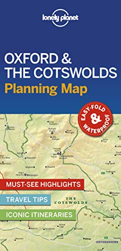 Lonely Planet Oxford & the Cotswolds Planning Map Lonely Planet Oxford & the Cotswolds Planning Map