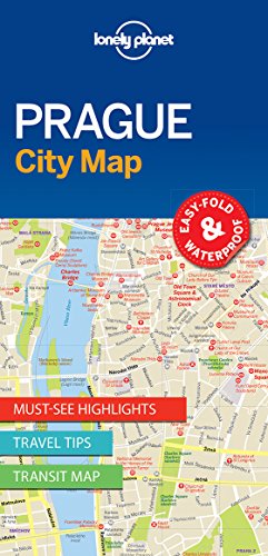 Lonely Planet Prague City Map