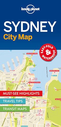 Lonely Planet Sydney City Map: Easy-Fold & Waterproof