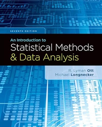 An Introduction to Statistical Methods and Data Analysis von Cengage Learning