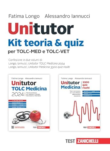 Unitutor TOLC Medicina 2024. Test di ammissione per Medicina e Chirurgia, Odontoiatria e Veterinaria. Kit teoria & quiz Unitutor TOLC Medicina 2024 e ... Contenuto digitale (fornito elettronicamente) von Zanichelli