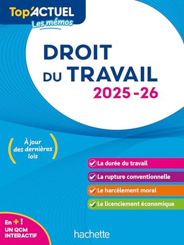 Top'Actuel Droit du travail 2025-2026 von HACHETTE EDUC