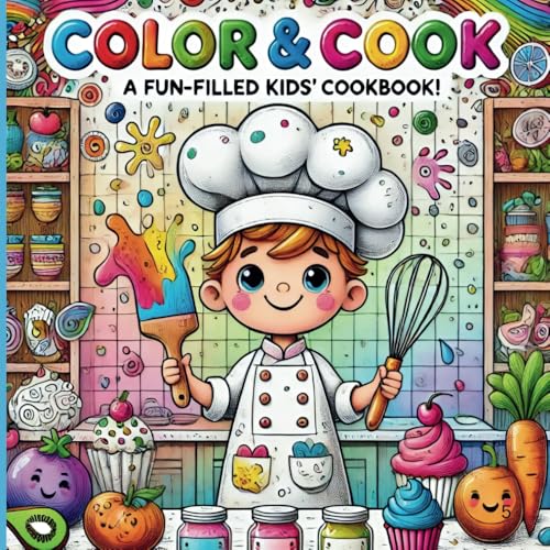 Color & Cook A Fun Filled Kids' Coloring Cookbook: Little Chefs: No-Oven, No-Stove Coloring Cookbook for Children Ages 4-10 von Independently published