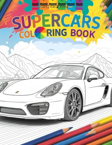 SUPERCARS COLORING BOOK von Independently published