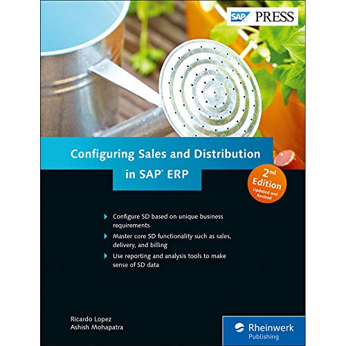 Configuring Sales and Distribution in SAP ERP: Configure SD based on your business requirements. Master core SD functionality for your sales and ... make sense of SD data (SAP PRESS: englisch)