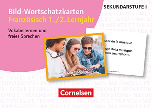 Bild-Wortschatzkarten Fremdsprachen Sekundarstufe I: Französisch 1./2. Lernjahr - Vokabellernen und freies Sprechen - 300 Bildkarten von Cornelsen Vlg Scriptor