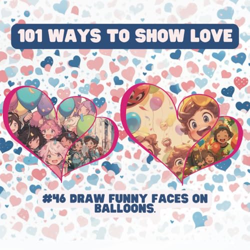 101 Ways to Show Love: #46 Draw funny faces on balloons. von Independently published