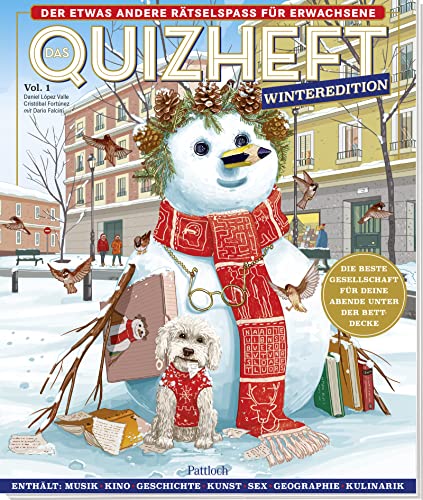 Das Quizheft - Winteredition: Der etwas andere Rätselspaß für Erwachsene | Winterlich illustrierte Logikrätsel, Worträtsel und Quizze (Das originelle Rätselheft) von Pattloch Geschenkbuch