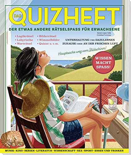 Das Quizheft: Der etwas andere Rätselspaß für Erwachsene | „Cuaderno“: Quizze, Rätsel, Gehirnjogging- und Denksport-Aufgaben für Rätselfans (Das originelle Rätselheft) von Pattloch Geschenkbuch