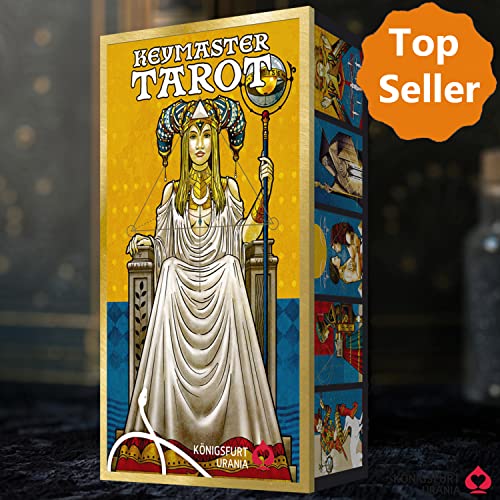 Keymaster Tarot: 78 Karten mit Goldfolie und Booklet (Tarotkarten Deutsch)