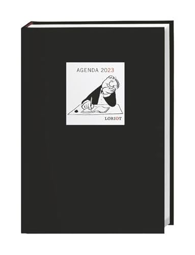 Loriot Agenda A5 2023 - Kalenderbuch - Terminkalender - Taschenkalender - Wochenplaner - Organzier mit 176 Seiten, Lesebändchen - 15,2 x 21,5 cm von Heye