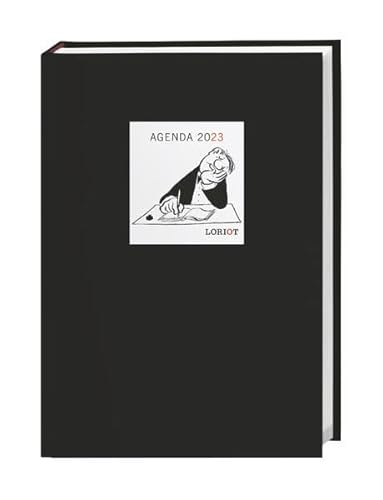 Loriot Agenda A5 2023 - Kalenderbuch - Terminkalender - Taschenkalender - Wochenplaner - Organzier mit 176 Seiten, Lesebändchen - 15,2 x 21,5 cm von Heye