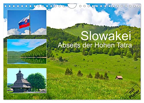 Slowakei - Abseits der Hohen Tatra (Wandkalender 2024 DIN A4 quer), CALVENDO Monatskalender von CALVENDO