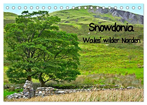 Snowdonia - Wales' wilder Norden (Tischkalender 2024 DIN A5 quer), CALVENDO Monatskalender von CALVENDO