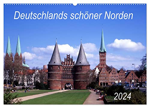 Deutschlands schöner Norden (Wandkalender 2024 DIN A2 quer), CALVENDO Monatskalender
