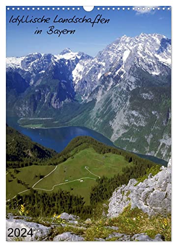 Idyllische Landschaften in Bayern (Wandkalender 2024 DIN A3 hoch), CALVENDO Monatskalender