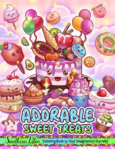 Adorable Sweet Treats Coloring Book: Fun And Cute Cupcakes, Lovely Illustrations Of Delicious Desserts Provides Relaxation, Easy Coloring Pages For Toddlers Kids Adults Colorists Adorable Sweet Treats Coloring Book: Fun And Cute Cupcakes, Lovely Illustrations Of Delicious Desserts Provides Relaxation, Easy Coloring Pages For Toddlers Kids Adults Colorists von Independently published