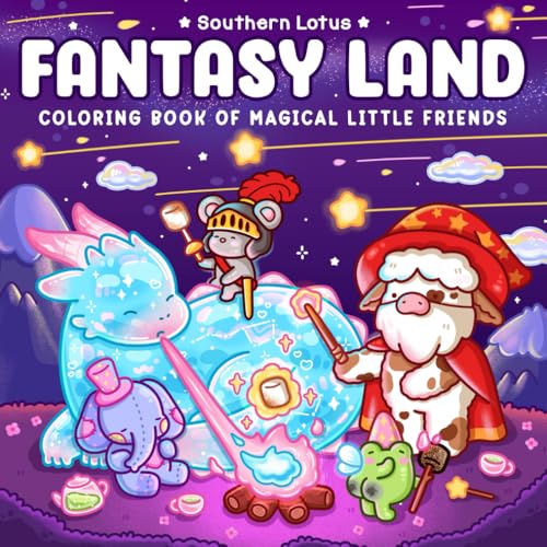 Fantasy Land: Coloring Book for Adults and Teens Featuring Little Friends in Magical World with Cute Cozy Moments and Funny Adventures for Relaxation Fantasy Land: Coloring Book for Adults and Teens Featuring Little Friends in Magical World with Cute Cozy Moments and Funny Adventures for Relaxation von Independently published