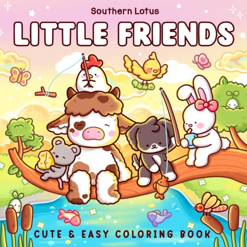Little Friends: Coloring Book for Adults and Teens Featuring Fuzzy Animal Characters and Cute Besties in Cozy Moments and Daily Adventures for Relaxation (Cute & Easy Coloring, Band 5) Little Friends: Coloring Book for Adults and Teens Featuring Fuzzy Animal Characters and Cute Besties in Cozy Moments and Daily Adventures for Relaxation (Cute & Easy Coloring, Band 5) von Independently published