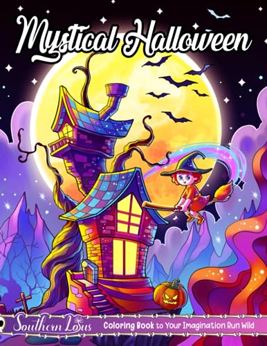 Mystical Halloween: Coloring Book Filled With Spooky Scenes, Creepy Animals, and More, Large Print Holiday Themed Illustrations for Adults Seniors Women to Color and Relieve Stress Mystical Halloween: Coloring Book Filled With Spooky Scenes, Creepy Animals, and More, Large Print Holiday Themed Illustrations for Adults Seniors Women to Color and Relieve Stress