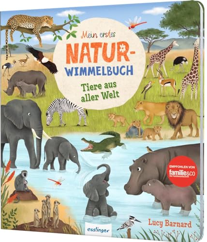 Mein erstes Natur-Wimmelbuch: Tiere aus aller Welt: Mit Suchaufgaben & kurzer Geschichte von Esslinger Verlag