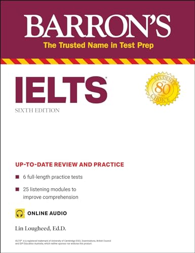 IELTS (with Online Audio) (Barron's Test Prep) von Barrons Educational Series