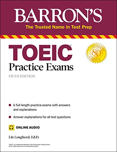 TOEIC Practice Exams (with online audio) (Barron's Test Prep) von Barrons Educational Series