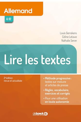 Allemand : lire les textes: Allemand A1-B2