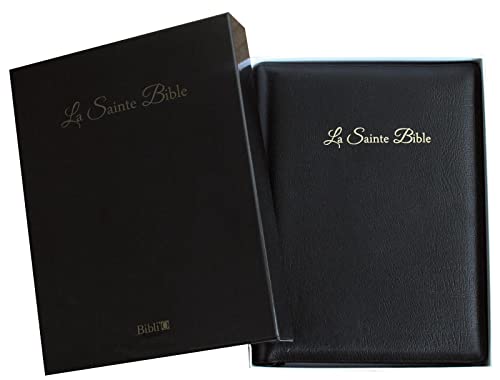 La Sainte Bible: Format standard, noire