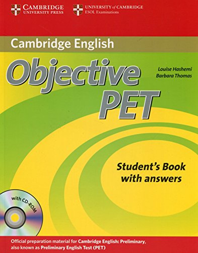 Objective PET Student's Book with answers with CD-ROM 2nd Edition von Cambridge University Press